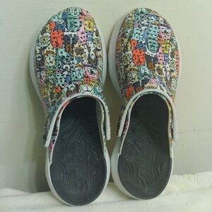 Womens SKETCHERS Colorful Clogs Size 8